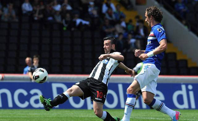 乌迪内斯客场逆转，豪取三分